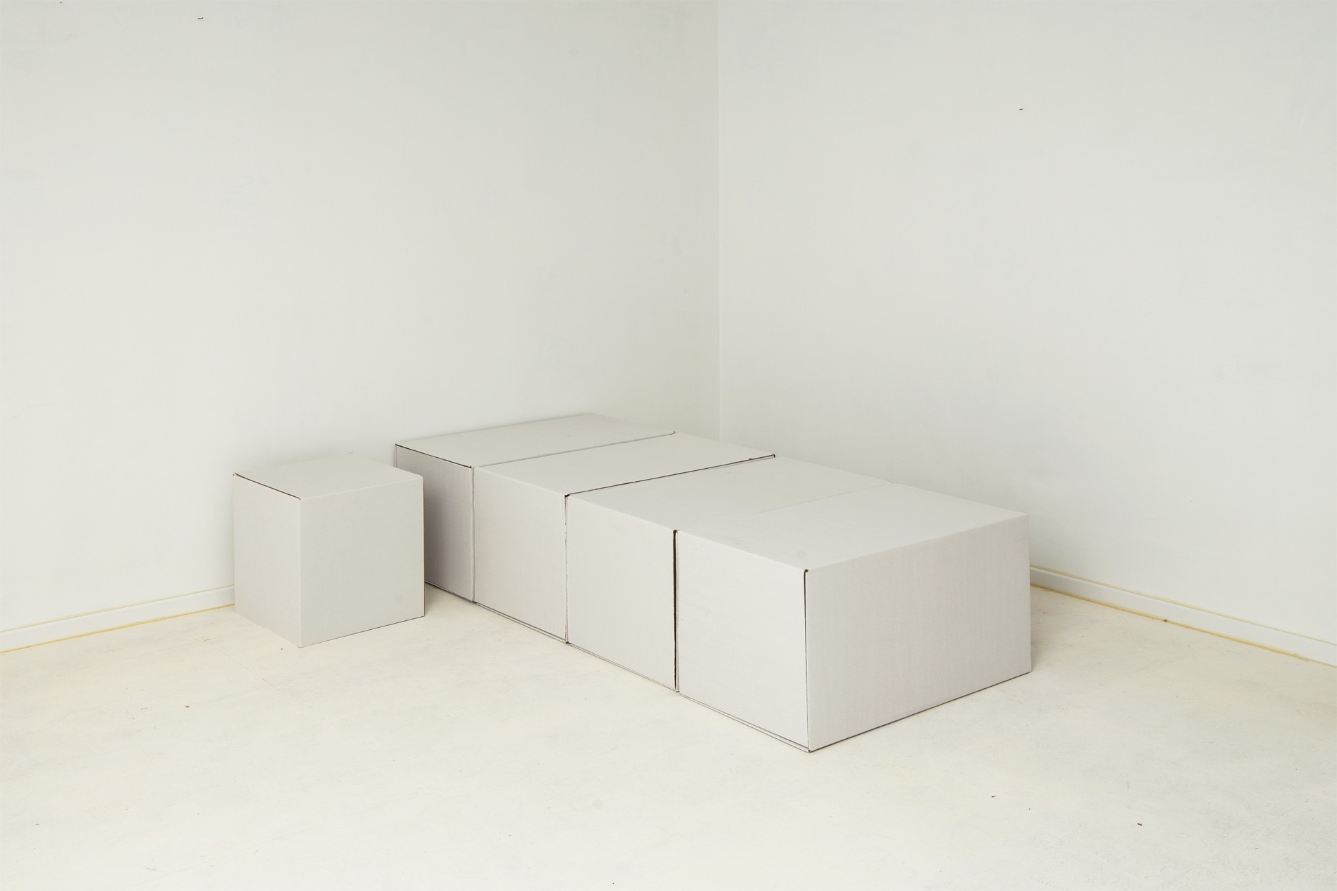 1-persoonsbed, nachtkast - Afbeelding 2